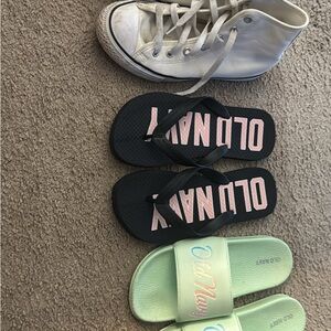 Old Navy Black Flip Flops for Kids converse sneakers